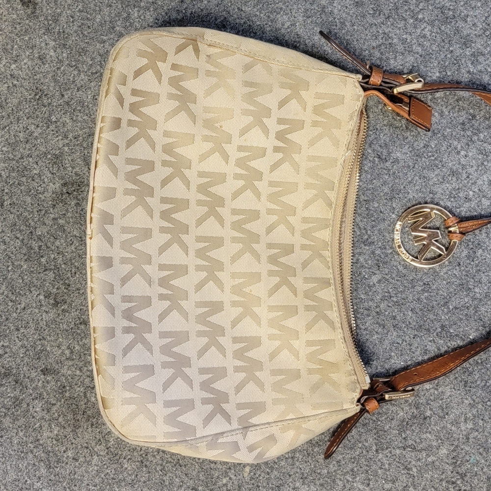 Michael Kors small beige purse women